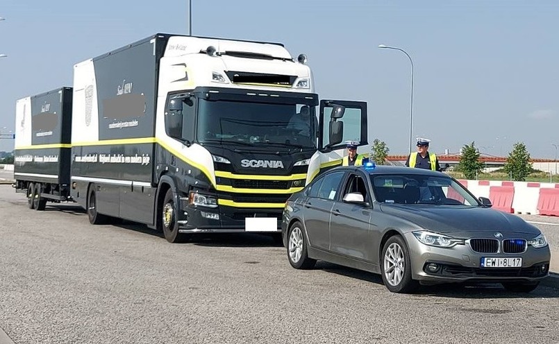 Niespodziewana akcja policji na autostradzie A2