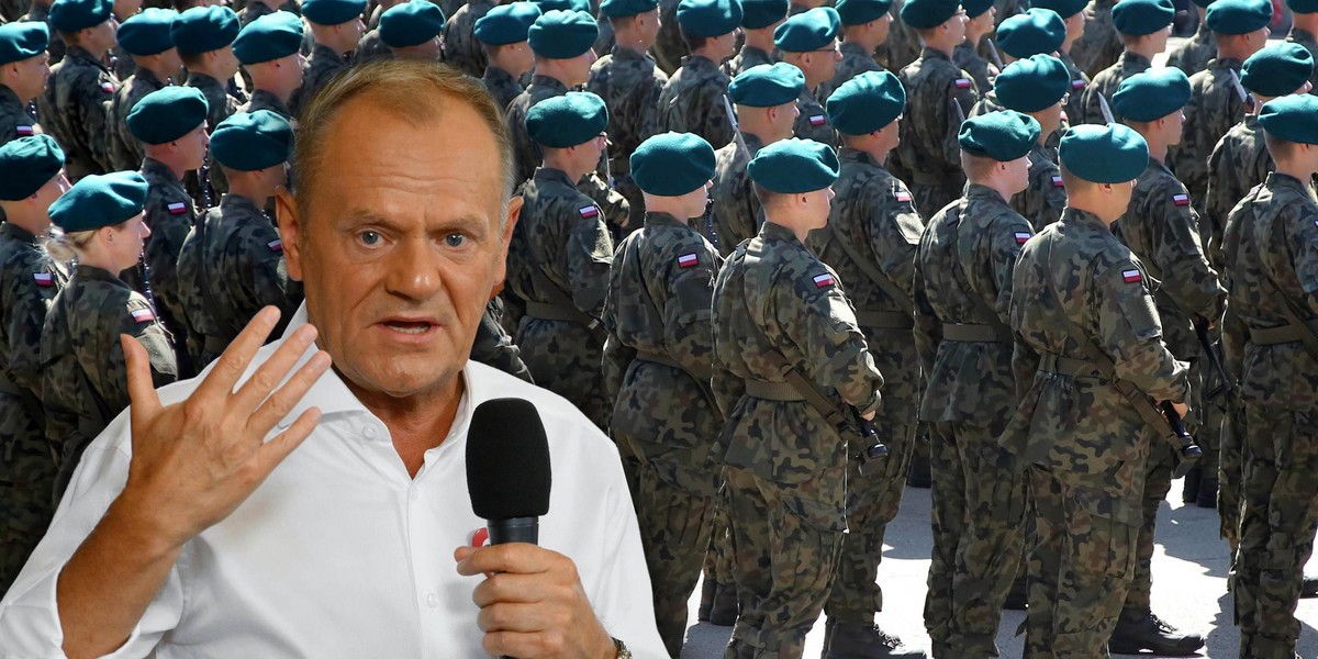 Donald Tusk zaalarmował, że z armii odchodzą kolejni oficerowie. Wojsko zaprzecza.