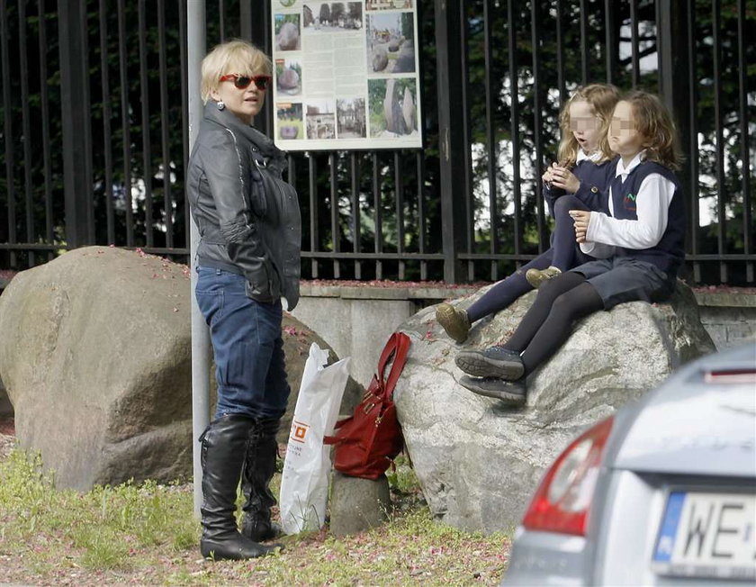 Katarzyna Figura. Jaka fajna z niej mama!