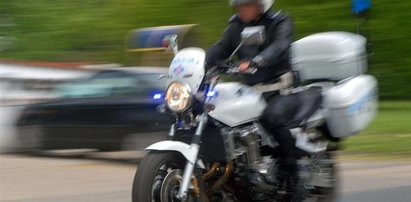 Wypadek motocykla na pogrzebie BOR-owika