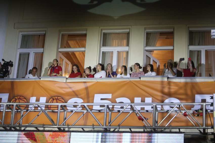 Doček košarkašica u Banjaluci 