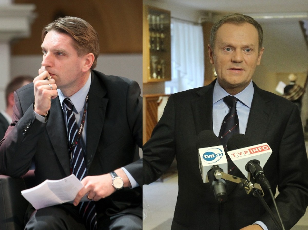 Tomasz Lis i Donald Tusk