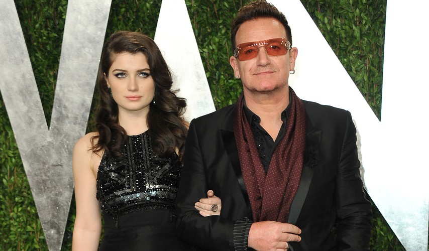 Eve Hewson ze swoim ojcem Bono