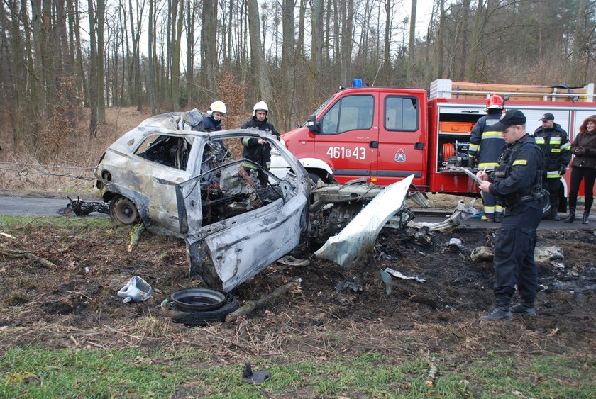 Kierowca fiata stilo zginął na miejscu