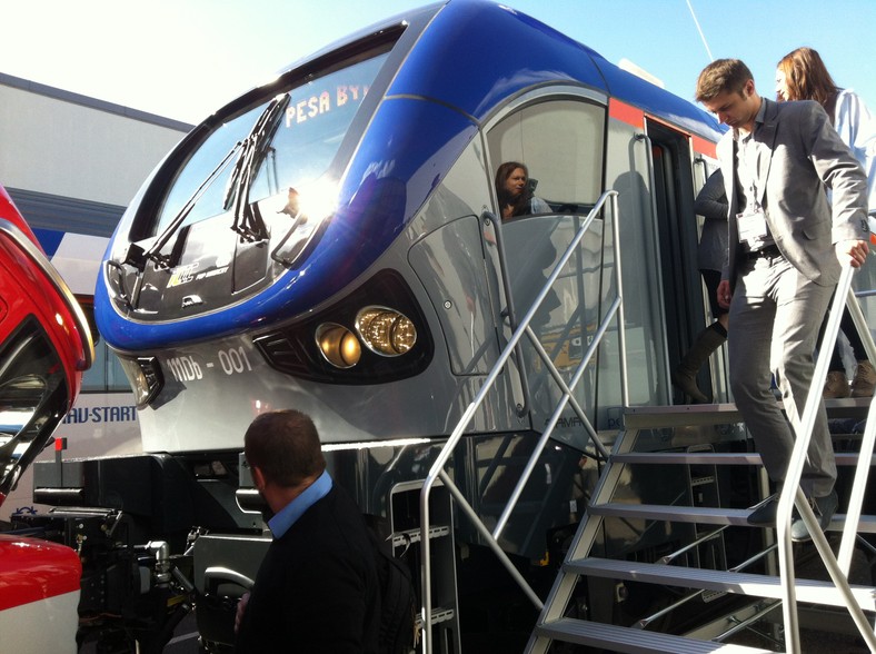 Gama dla PKP Intercity podczas premiery na InnoTrans w Berlinie w 2014 r.