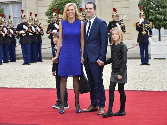 Córka Brigitte Trogneux z mężem i dziećmi