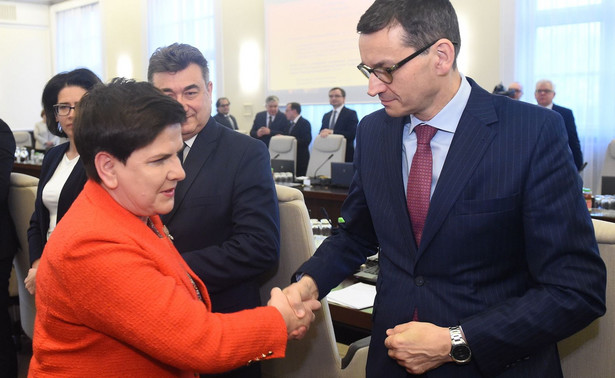 Beata Szydło i Mateusz Morawiecki