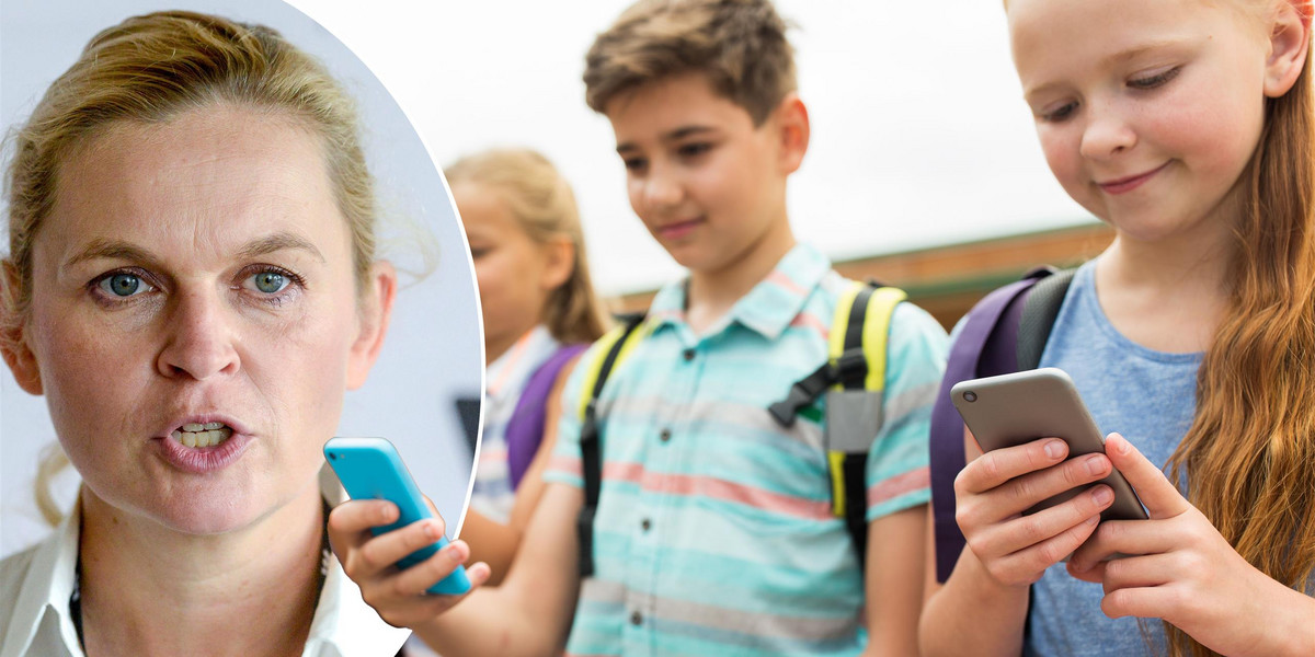 Barbara Nowacka zabrała głos w sprawie zakazu używania telefonów w szkołach