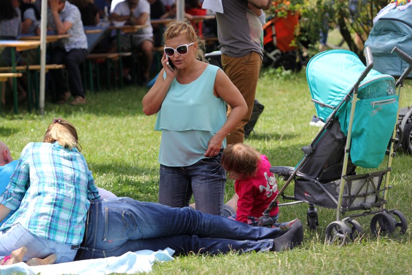 Katarzyna Skrzynecka na pikniku