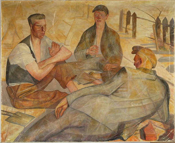 Wacław Piotrowski, Odpoczynek robotników – Łobuzy, 1927