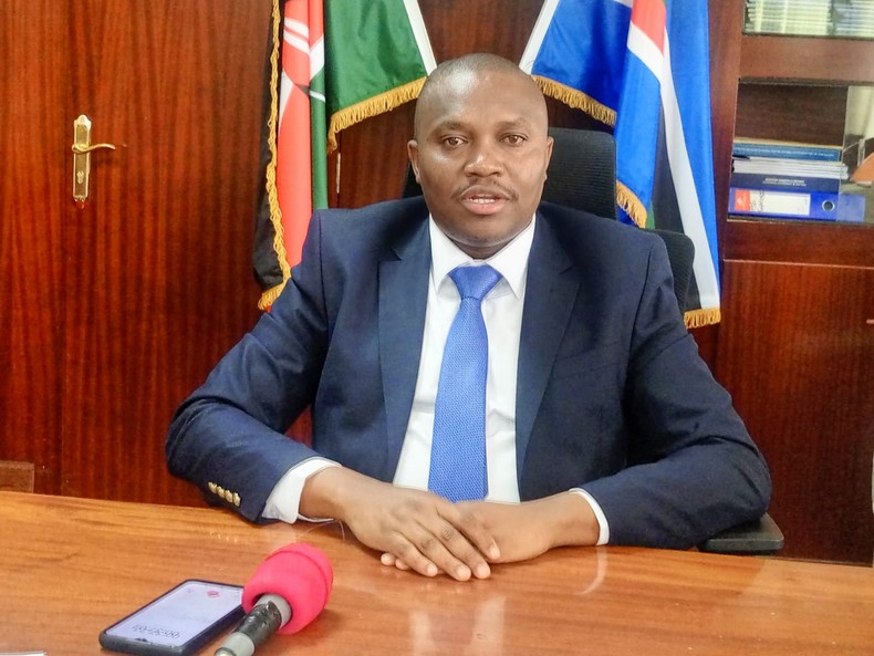 Kenya's Principal Secretary for Mining, Elijah Mwangi