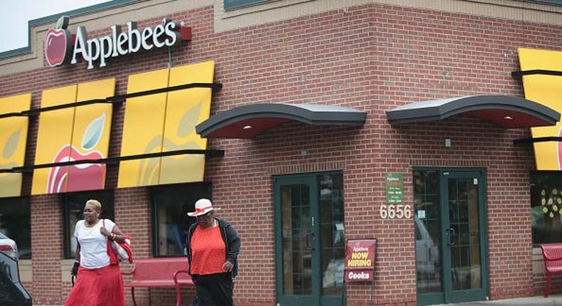 Applebee's and Chili's are offering discounts as fast-food chains are doing the same.Scott Olson/Getty Images