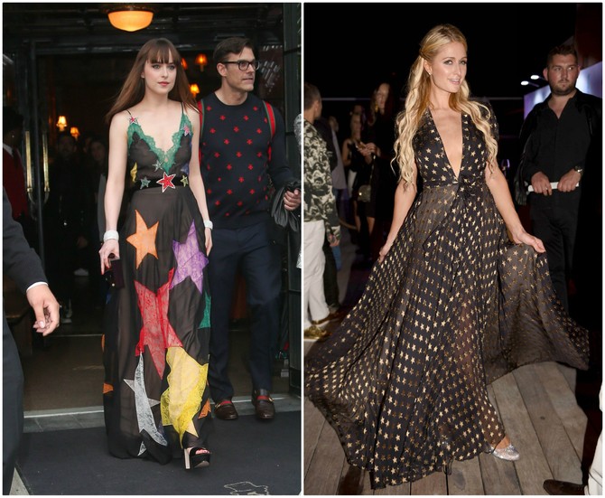 Dakota Džonson, Paris Hilton