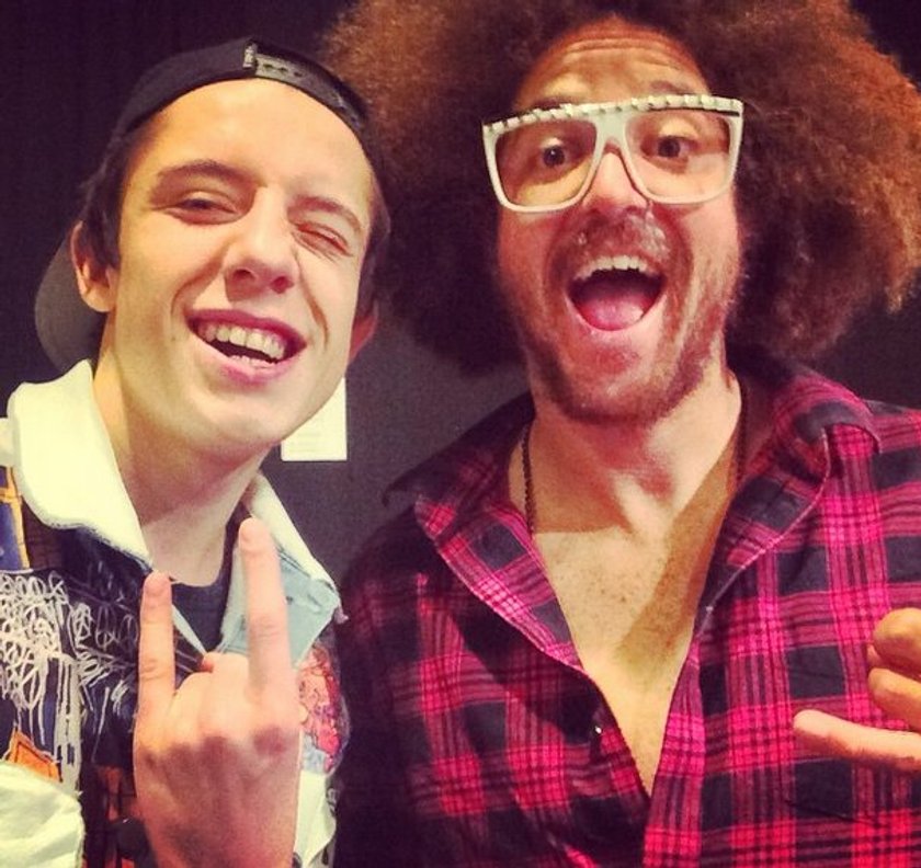 Dawid Kwiatkowski i Redfoo w Glasgow