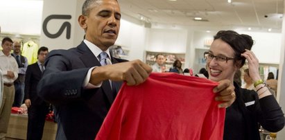 Obama kupuje żonie ubrania