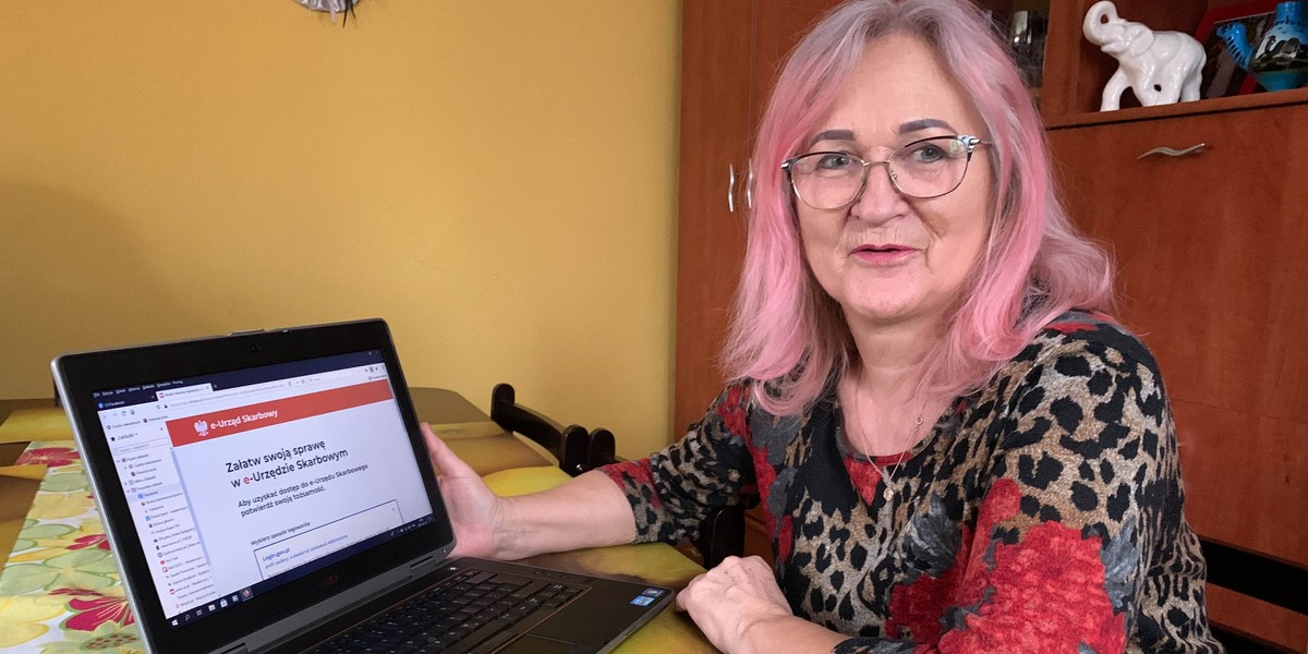 Teresa Manikowska ze Świecia w tym roku rozliczy się przez internet