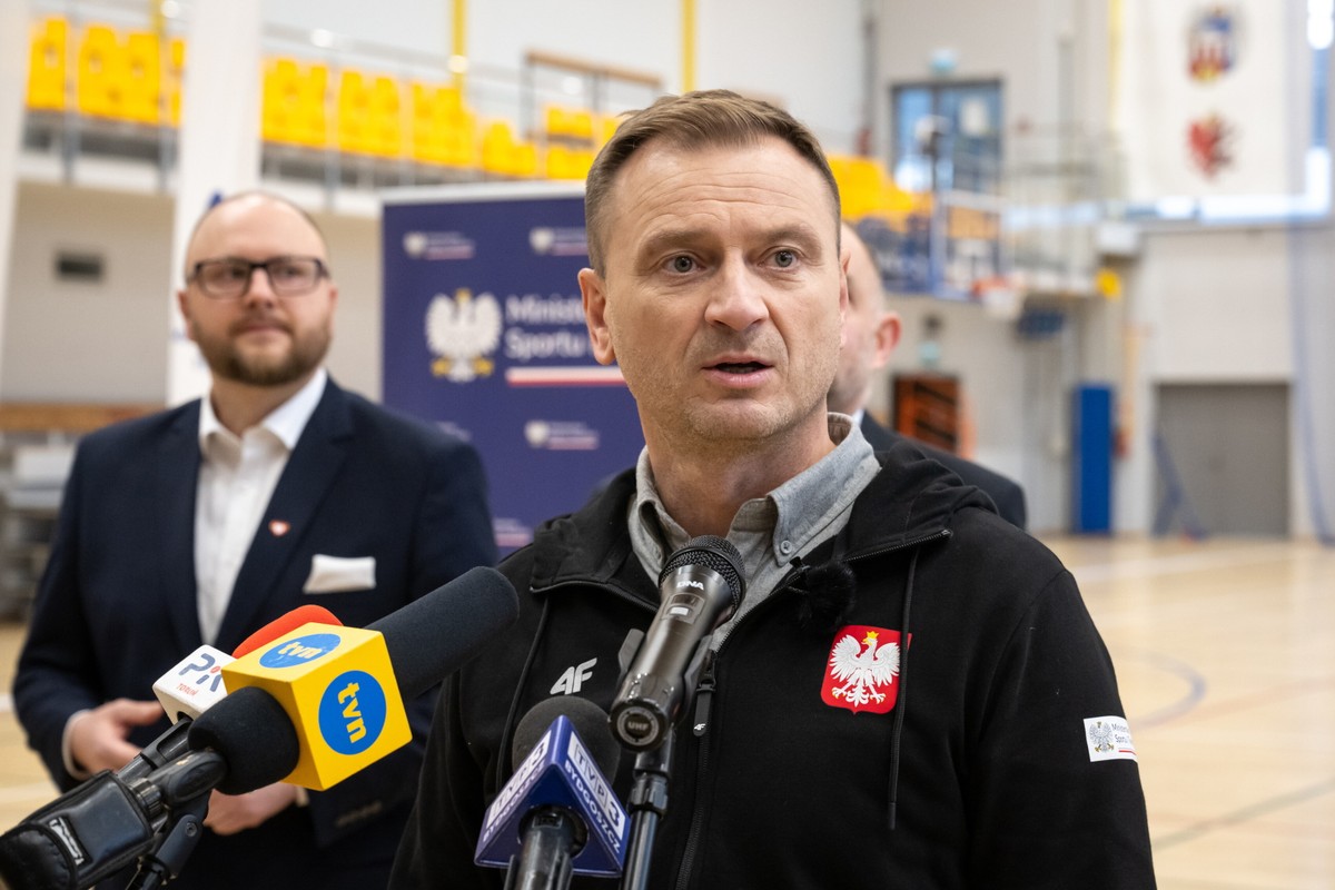 Minister sportu i turystyki Sławomir Nitras