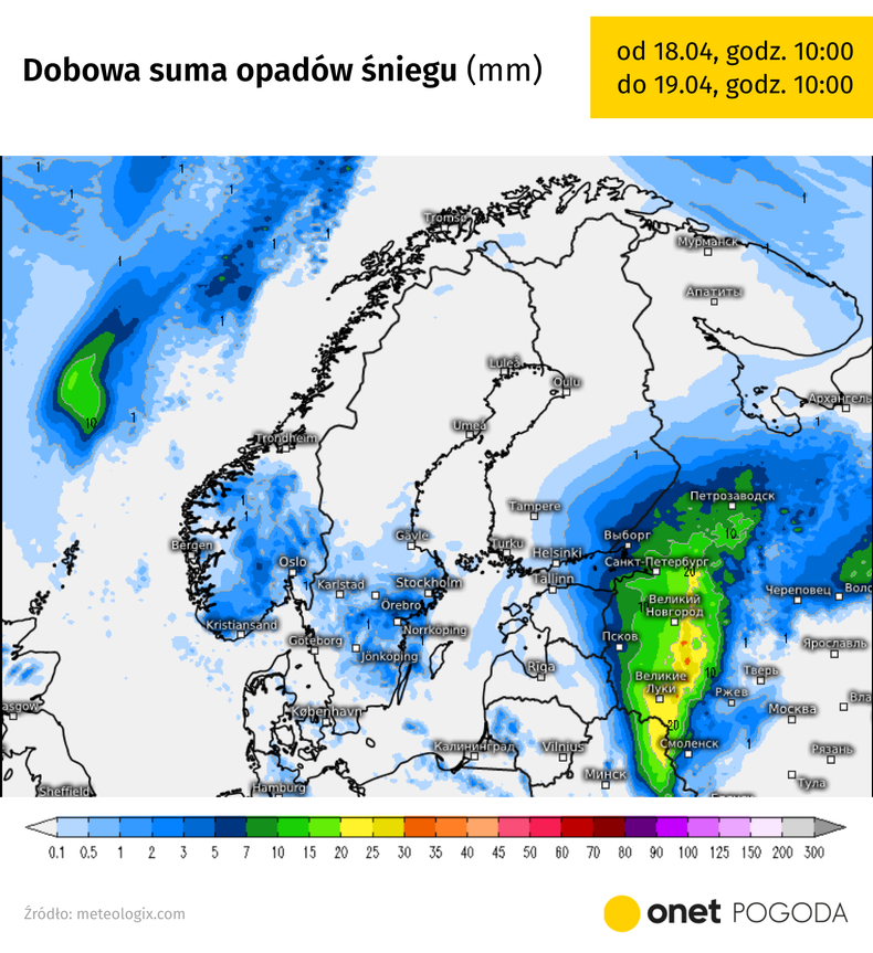 Śnieżyce przejdą przez wschodnią Europę