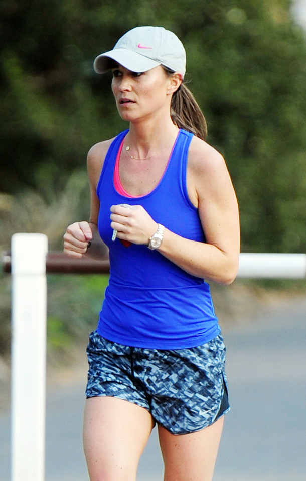 Pippa Middleton podczas joggingu