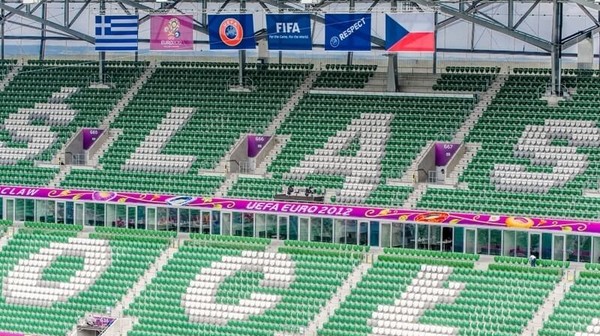 Tak się prezentował obiekt przy al. Śląskiej podczas EURO 2012. 
