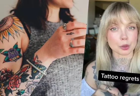 Pokryła ciało tatuażami, a teraz żałuje. Jej wyznanie na TikToku poruszyło internautów