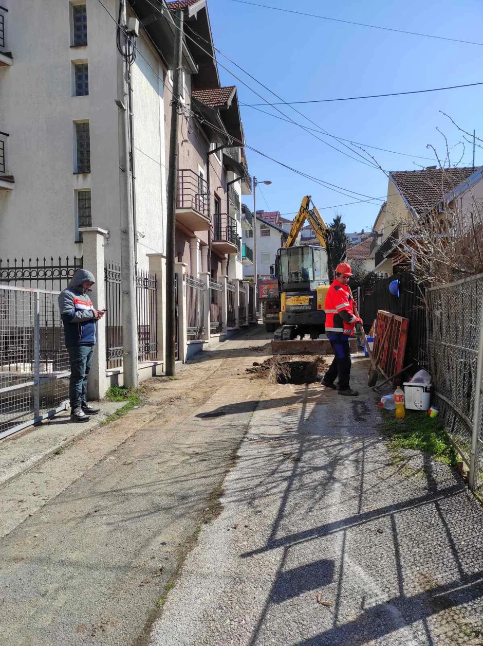 Počela izgradnja fekalne mreže u Ulici Mirka Poštića na Banovom Brdu