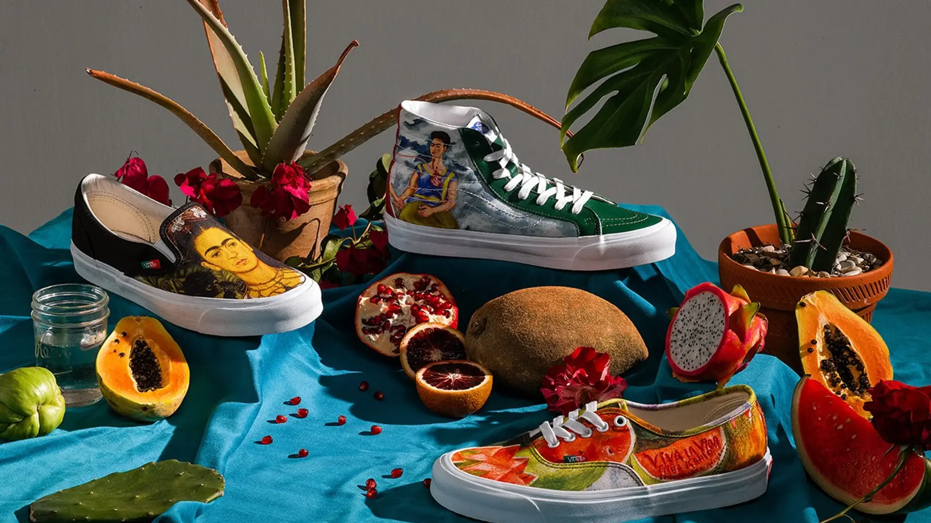 Vans zmalował kolekcję butów inspirowanych Fridą Kahlo