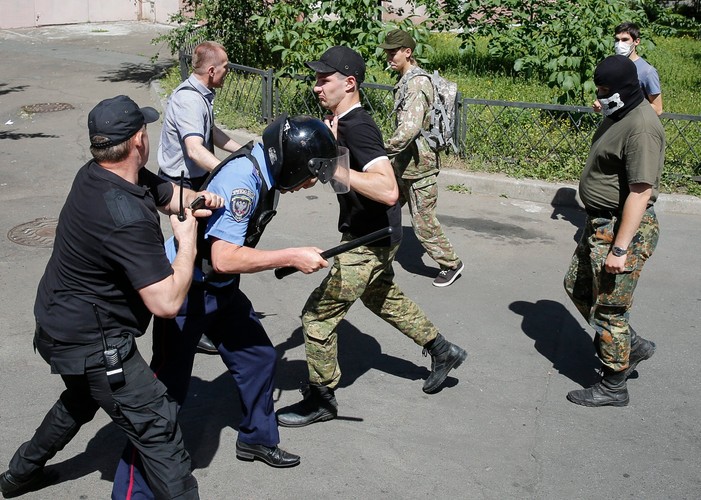 Marsz Równości Kijowie na Ukrainie