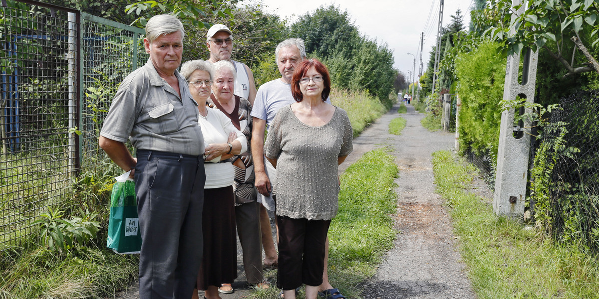 Sosnowiec brak drogi przy ul. Południowej 