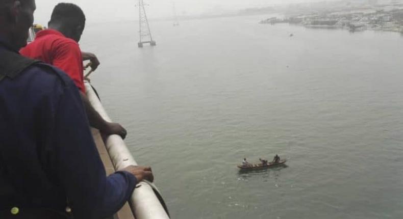 Another man jumped into Lagos lagoon from Third Mainland Bridge. (Image used for illustrative purpose) [The Nation]