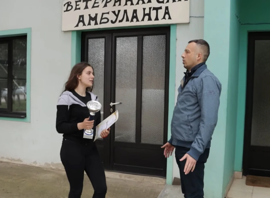 Milica sa svojim mentorom