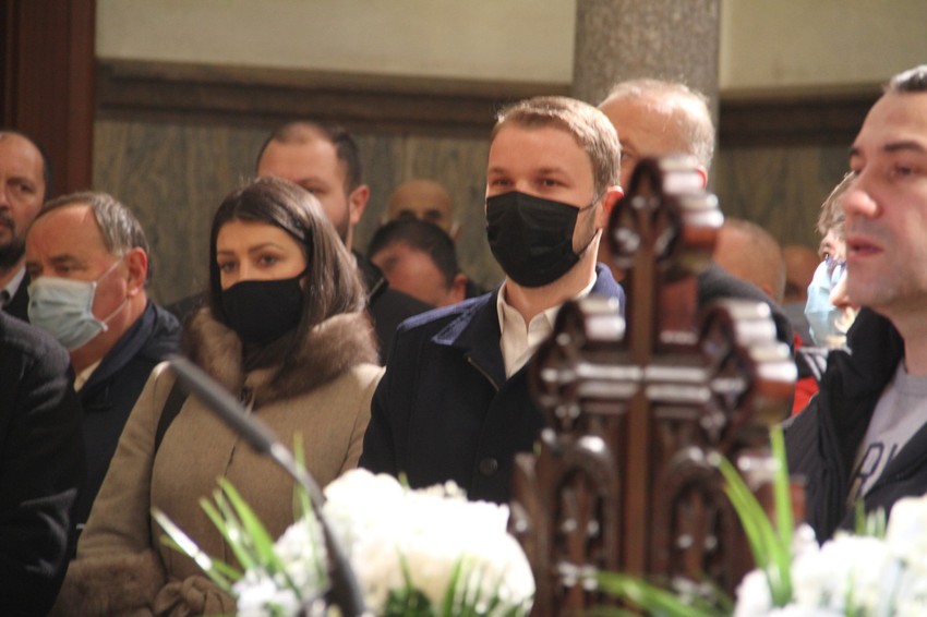 Draško Stanivuković na liturgiji