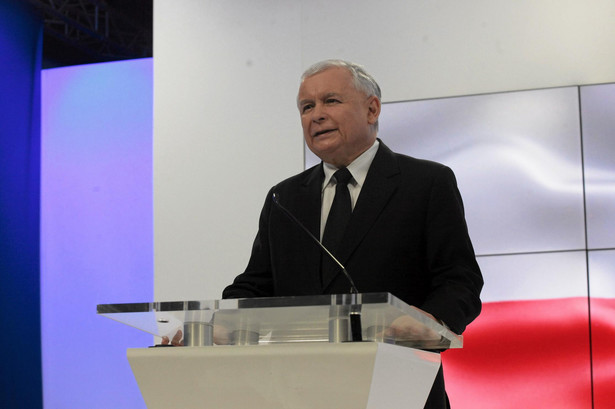 Jarosław Kaczyński podczas posiedzenia Rady Politycznej PiS.