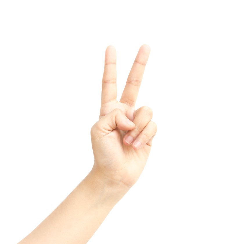 Female Hand Shows Victory Symbol. Stock Image - Image of feeling, symbol: 902521