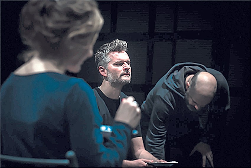 Branislav Jerković i Nenad Pećinar na probi predstave