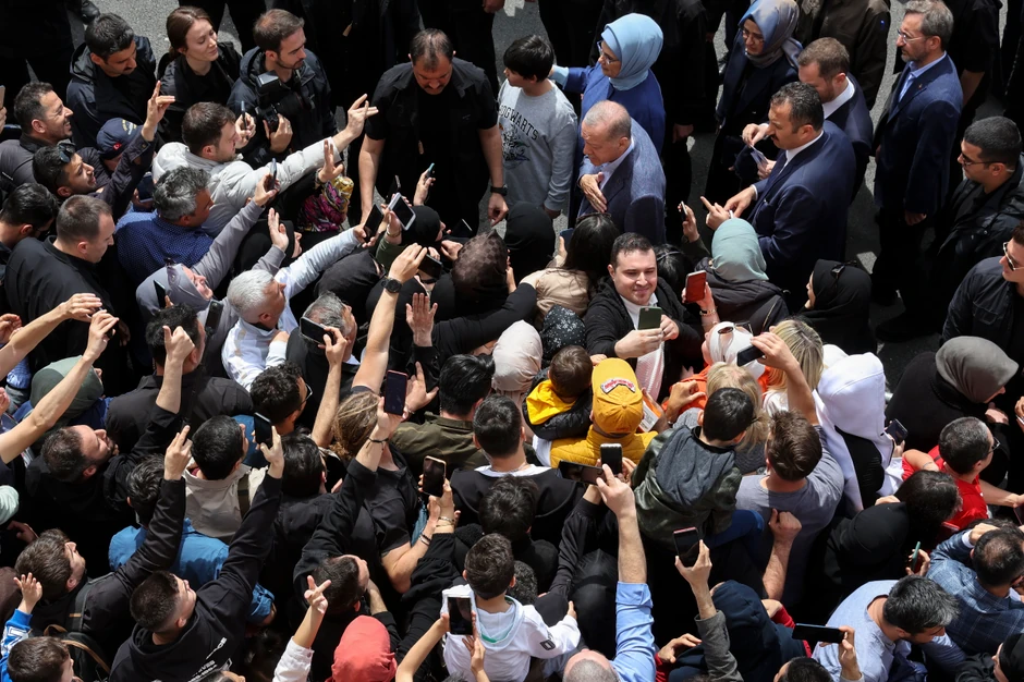 Erdogan sa pristalicama u Istanbulu 14. maja