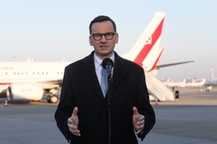 Morawiecki leci do USA. 'Niektórzy przywódcy Zachodu śnią o współpracy z Rosją'