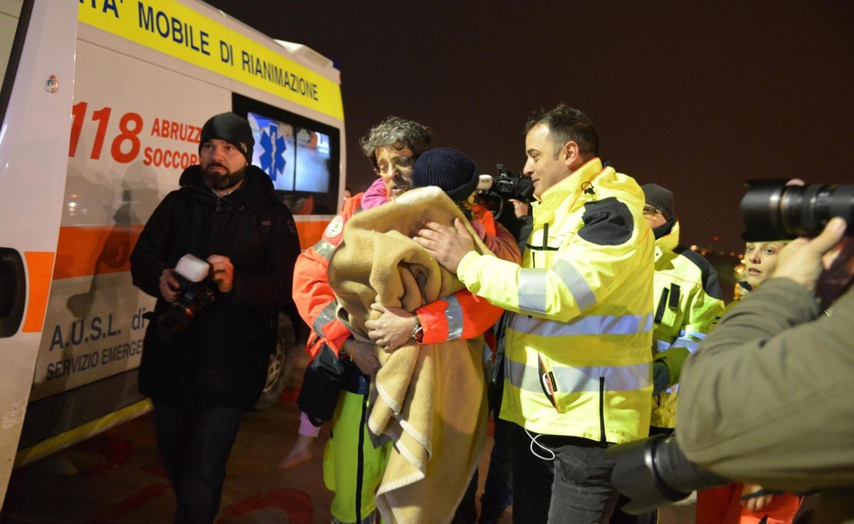 Jedno z uratowanych dzieci