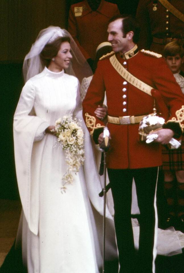 Księżniczka Anna i Mark Phillips, 14 listopada 1973 roku
