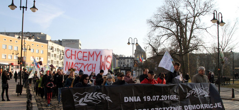 Protest przeciwników powiększenia Opola. "Mediacje nie dają konkretów"