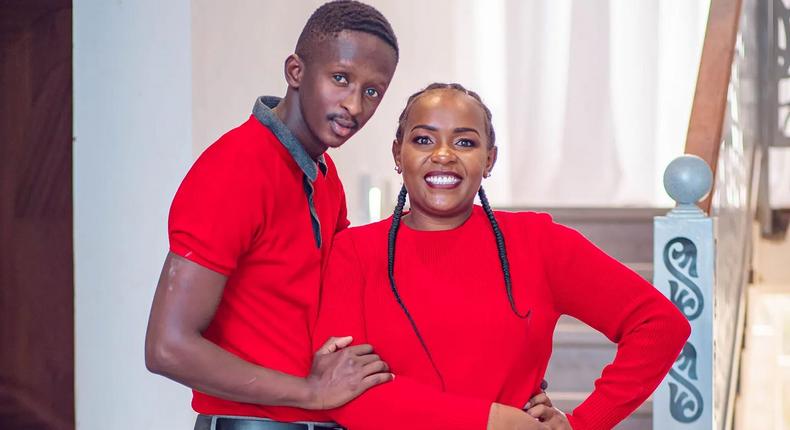 Comedian Njugush and wife Celestine Ndinda