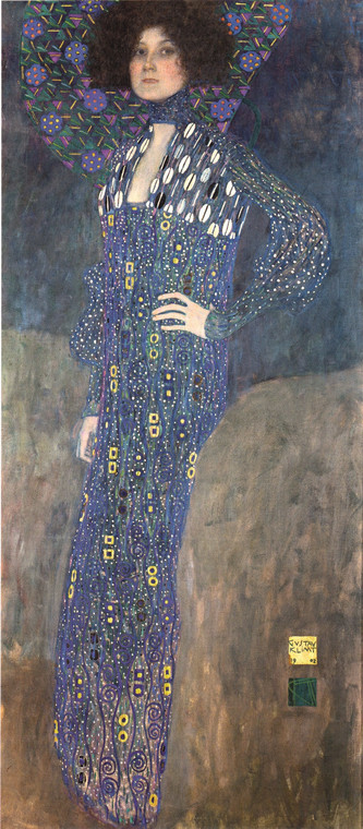 Gustav Klimt - "Portret Emilie Flöge" (1902)