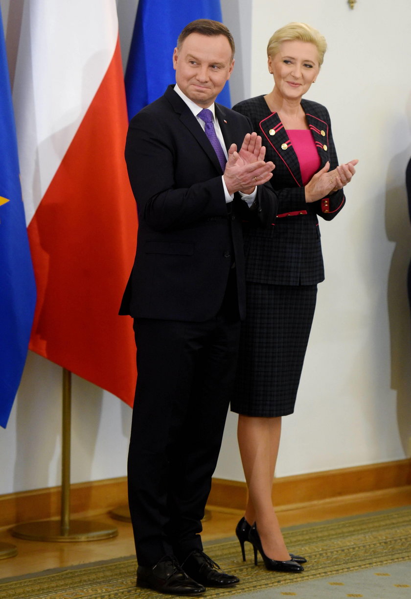Prezydent Andrzej Duda żona Agatą