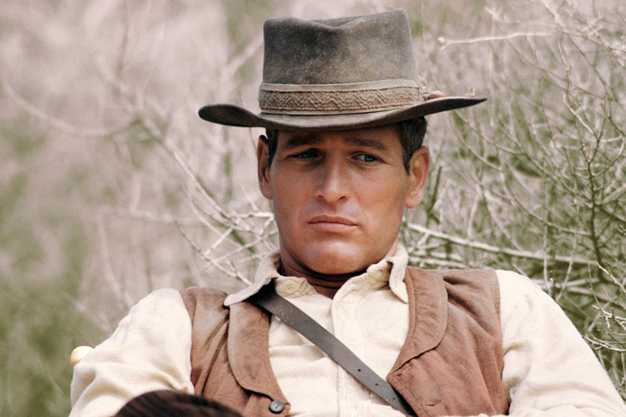Paul Newman jako John Russell w filmie "Hombre" (1967)