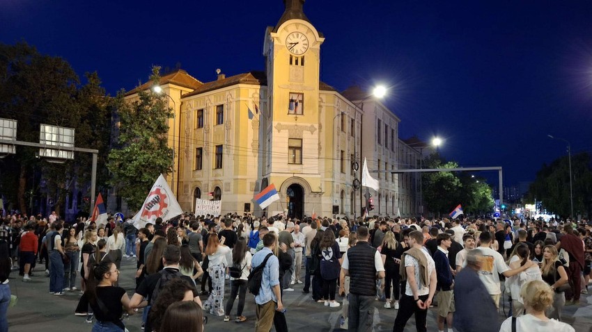 Niš protest