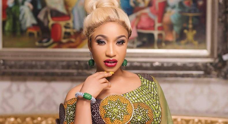 Tonto Dikeh has a message for people who get carried away with the flamboyant lifestyle of people they see online. [Instagram/Tontolet]