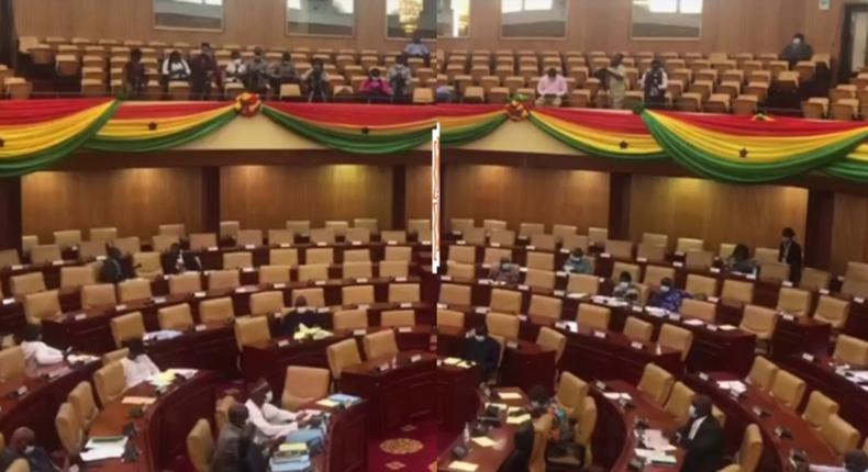 Ghanaian MPs desert parliament as disrespectful coronavirus storms the lawmaking house (video)