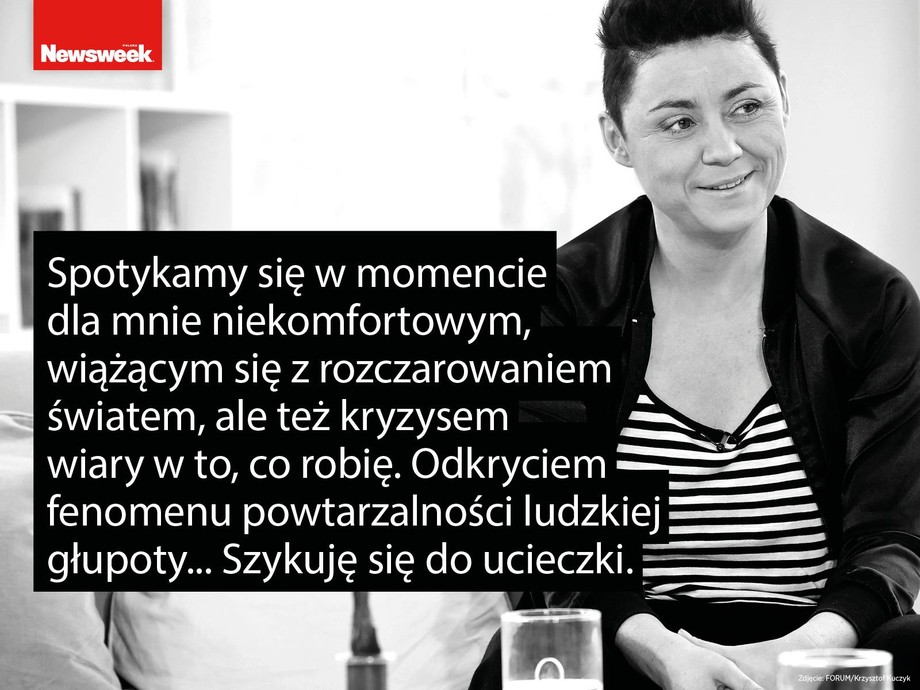 W „Newsweeku": Maria Peszek o tym, dlaczego szykuje się do ...