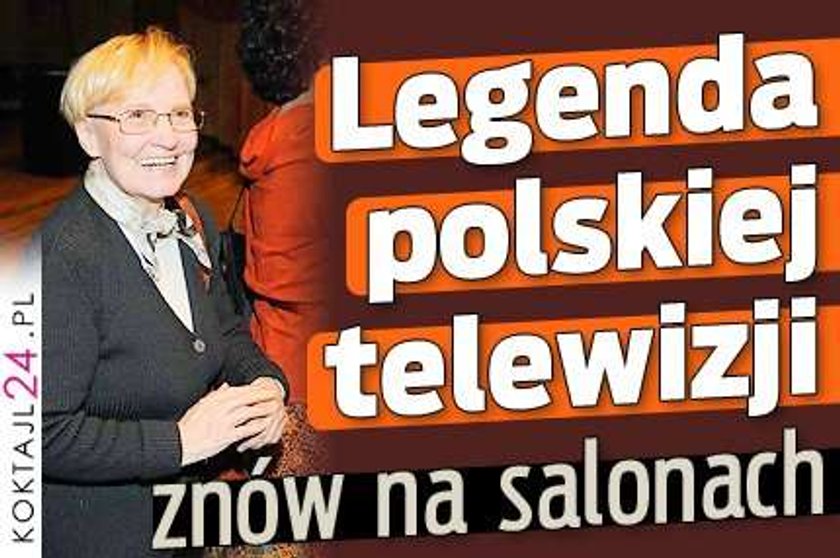 Legenda polskiej telewizji znów na salonach