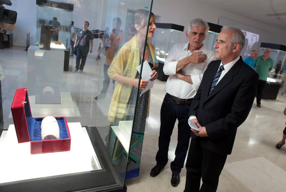 Neda Knežević sa Momom Cvijovićem i Bratislavom Petkovićem